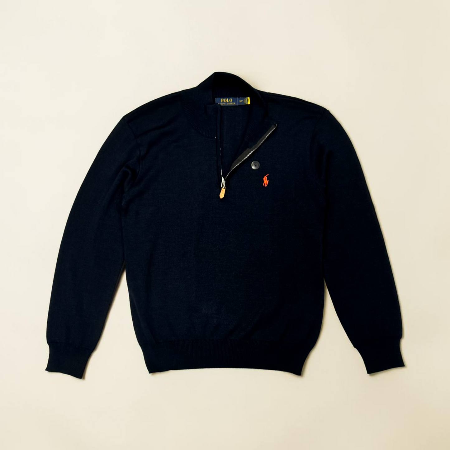 Suéter Ralph Lauren Quarter Zip Clásico