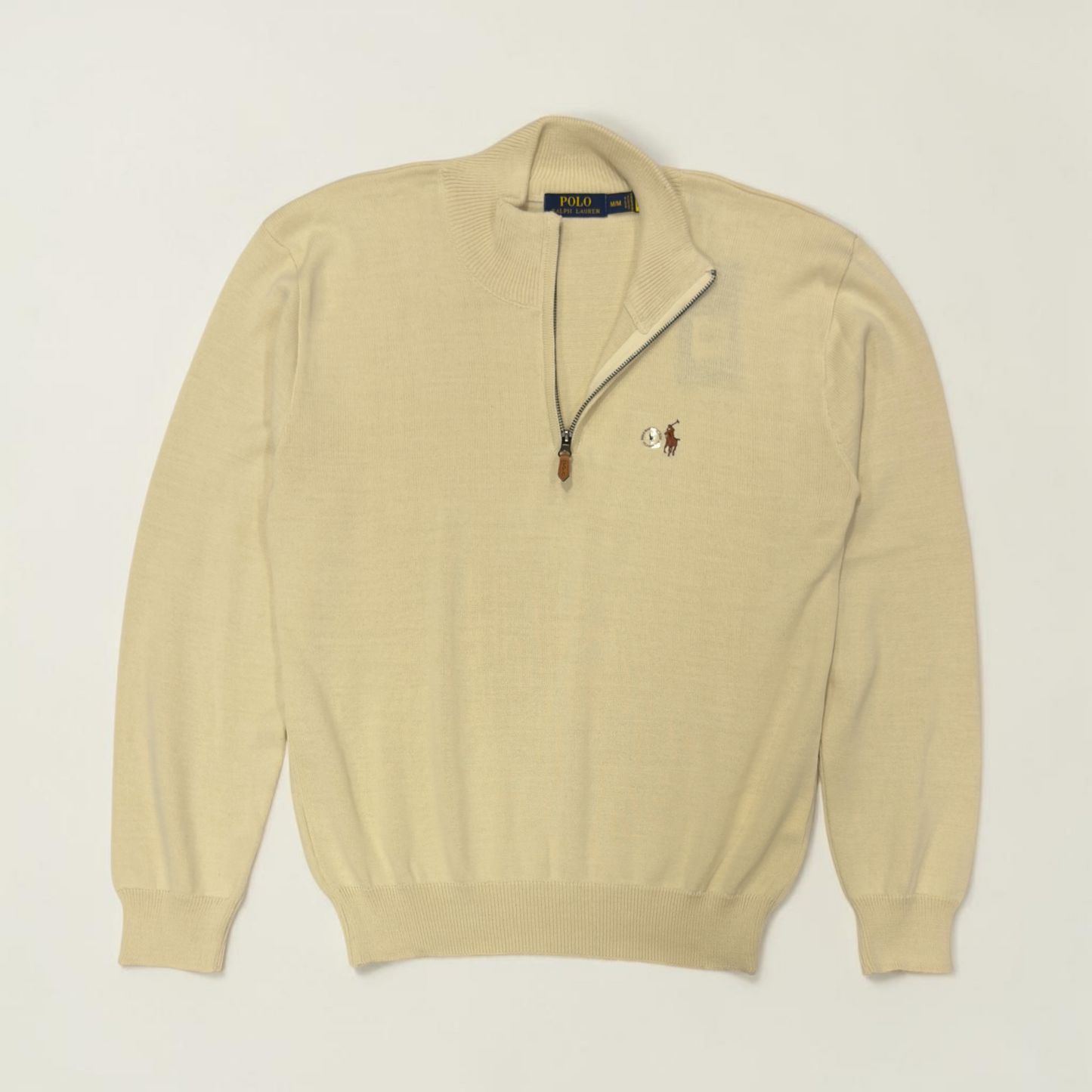 Suéter Ralph Lauren Quarter Zip Clásico