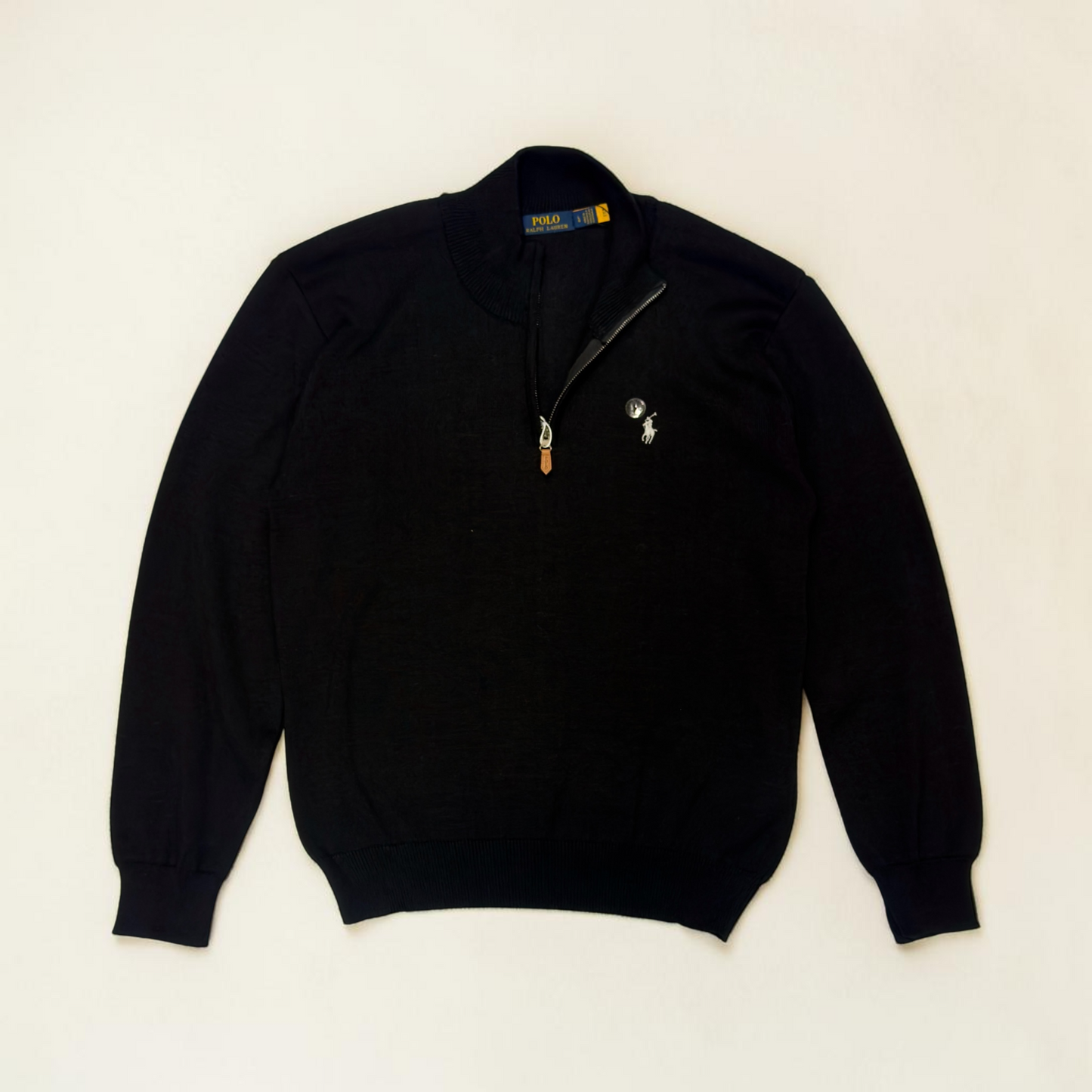Suéter Ralph Lauren Quarter Zip Clásico