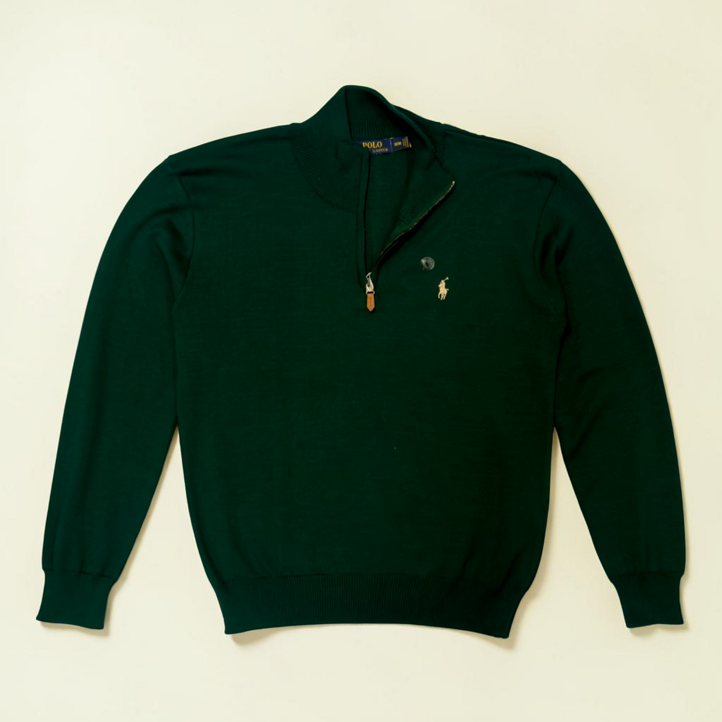 Suéter Ralph Lauren Quarter Zip Clásico